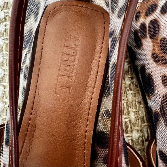 ATBELL • Women’s Mesh Ballet Mary Jane Flats • Leopard Print • Size: EU 38/US 8 - Picture 4 of 16